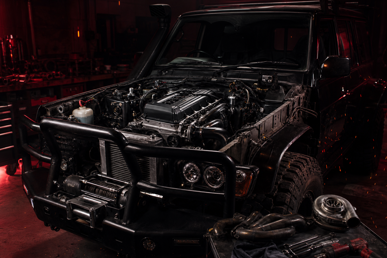 GU Patrol Barra conversion case study at Wizard Will Performance