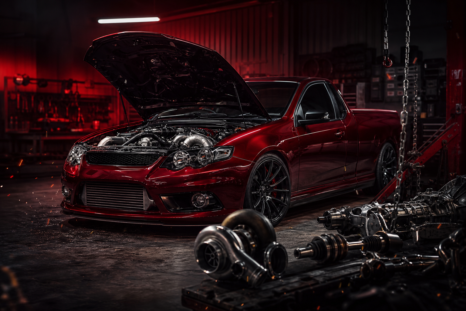 Ford Performance at Wizard Will Performance workshop