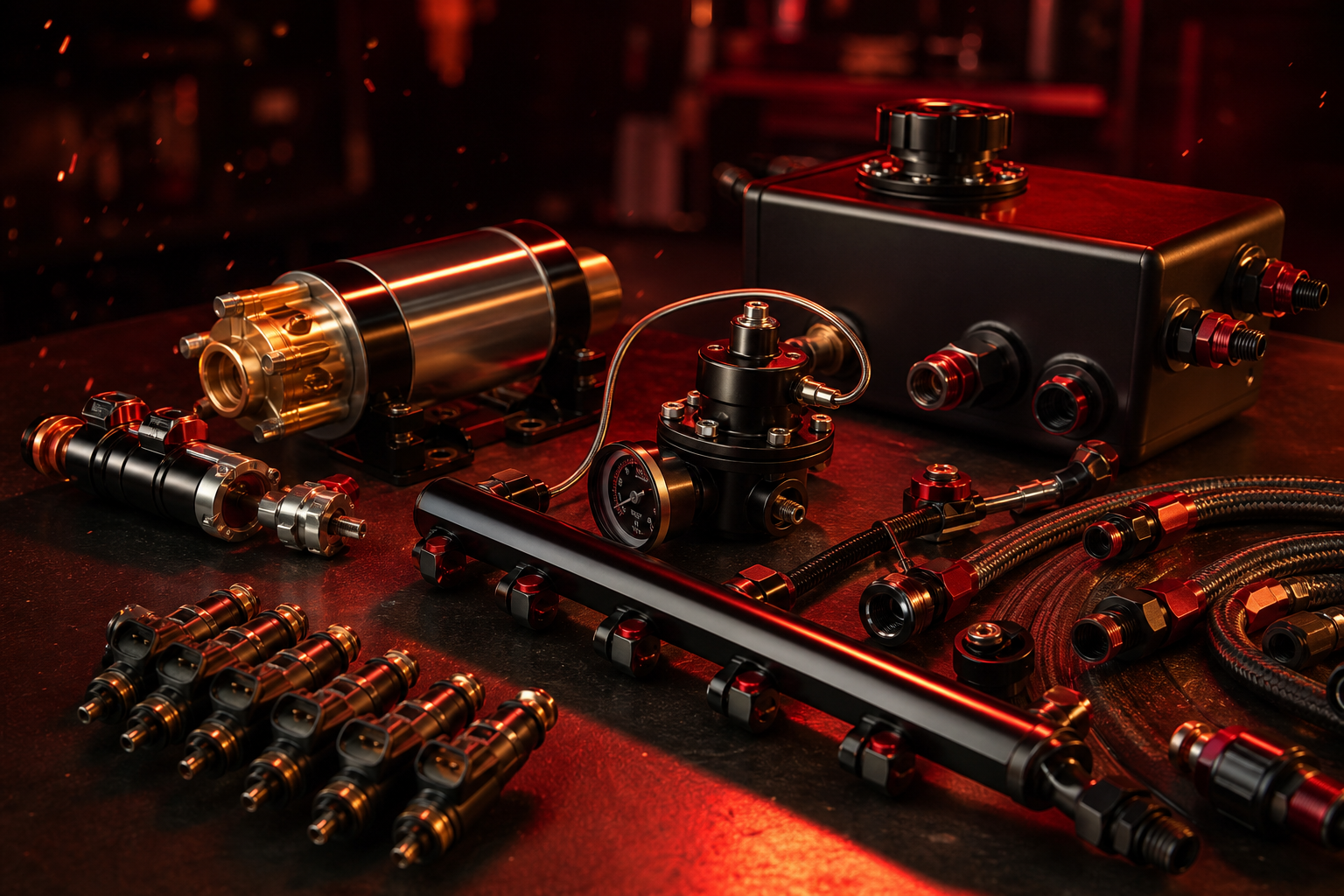 Fuel System Upgrades at Wizard Will Performance workshop